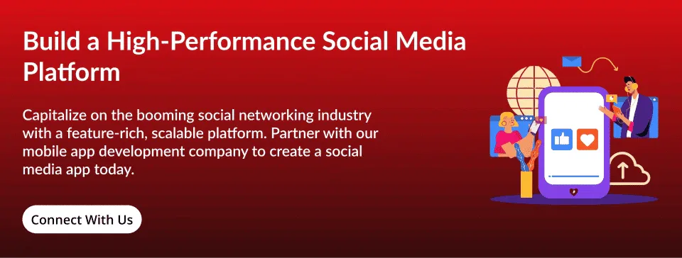 Social Media App Development cost